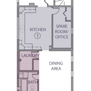 Existing first floor layout